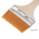 thumbnail image 3 of Pincel de pintura Uxcell de 7" de ancho 3" con cerdas de nylon suaves y mango de madera amarillo, 3 of 5