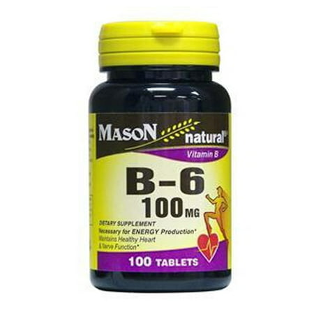 Mason Naturals Vitamine B-6 100 mg - 100 Ea
