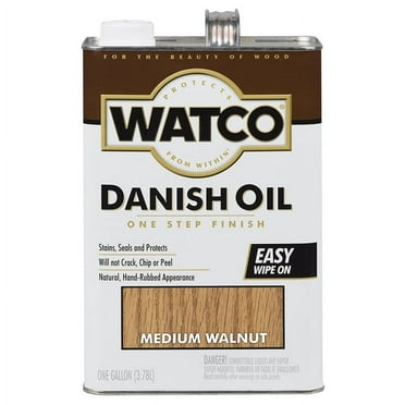 1 gal Rust-Oleum 65931 Medium Walnut Watco Danish Oil Finish