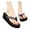 Black, variant on Flip Flops for Women Comfortable Arch Support Platform Thong Sandals with Yoga Mat Sole Size 5.5