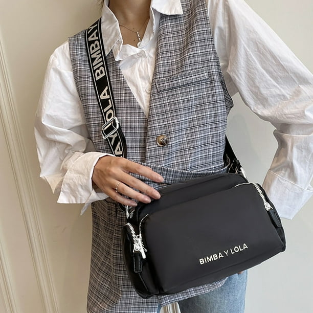 Bolso bandolera tela mujer hotsell