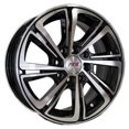 thumbnail image 4 of Rin 14X5.5 4-100/114.3 PRW Mod: P209 ET35 CB73.1 GLOSS BLACK MACHINE FACE PRW P209, 4 of 6