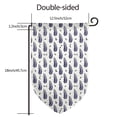 thumbnail image 7 of Wukai Blue Leaves Print Garden Flag 12.5x18 Inch Double Sided Sun-resistant Rain-resistant, Wrinkle-resistant Colorfast(Only Flag), 7 of 7
