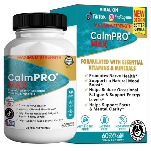 GreenVify Calmpro5 Max – Herbal Relaxation & Daily Balance Support Formula