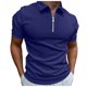 thumbnail image 1 of Camiseta de manga corta para hombre, informal, de verano, lisa, para vacaciones, para el día a día, 1 of 5