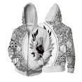 thumbnail image 2 of Sudadera con capucha para hombre con estampado floral sencillo y elegante Sudadera con capucha para hombre con estampado personalizado Ropa para hombre moderna y cómoda Sudadera con capucha con cremal, 2 of 5