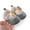 Gray, variant on Yoyauz Baby Girl Mary Jane Shoes Anti Slip Rubber Sole Ballet Slippers Princess Dress Wedding Shoes Newborn Kids Shoes Toddler Shoes（0-12 Month）