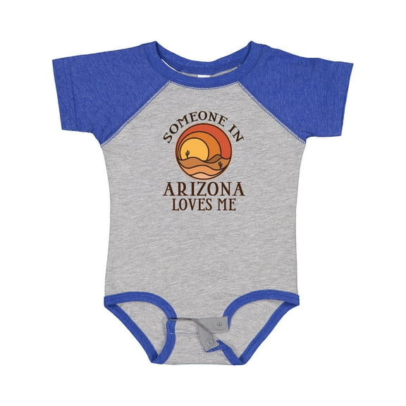 Inktastic Someone in Arizona Loves Me Boys or Girls Baby Bodysuit