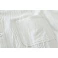 thumbnail image 5 of pstuiky Camisa de manga corta para hombre, Camiseta deportiva de manga corta con botones y solapa de color liso para hombre ropa de hombre l, 5 of 5