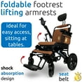 thumbnail image 3 of MAJESTIC New Remote Controlled Electric Wheelchair, Foldable Mobility Aid, 3 of 6