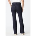 thumbnail image 3 of Roaman's Women's Plus Size High-Rise Tummy Control Bootcut Jeans, 3 of 4