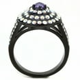 thumbnail image 3 of Luxe Jewelry Designs Women's Stainless Steel Ring with Multi Color Assorted Stones - Size 8, 3 of 4