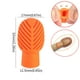 thumbnail image 4 of Amortiguador Tambor Punta Silenciosa Baqueta Silicona (2 2) Color Naranja Y Blanco 4 Uds., 4 of 4