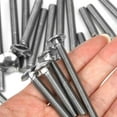 thumbnail image 1 of Ochoos M6 Carriage Bolts Stainless Steel Round Head Square Neck Screws Coach Bolt Fully Threaded - (Thread Diameter: M6, Length: 55mm x 20pcs), 1 of 6
