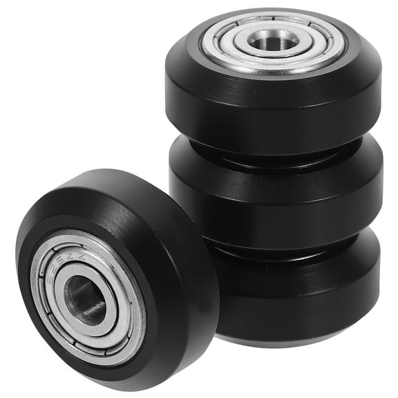 4 Pcs Printer Accessories 3d Printers Accessory Wheels Pom Pulleys V Plastic