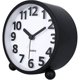 thumbnail image 3 of Silent Analog Alarm Clock,black Metal Large 3d Digits,non Ticking Table Clock With Night Light Bedside Alarm Clock 10.8cm, 3 of 4