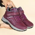 thumbnail image 4 of Mepaouo Womens Winter Snow Boots Warm Fleece Lined Anti-Slip Ankle Booties Walking Trekking Shoes, 4 of 7