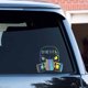 thumbnail image 1 of 2 pegatinas reflectantes de calavera láser para coche, pegatinas láser de calavera personalizadas, 1 of 2