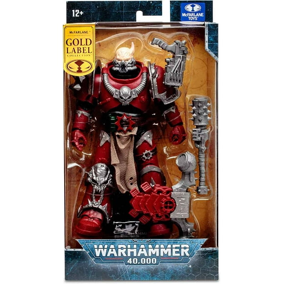 Warhammer 40000 7 Inch Action Figure Exclusive Wave 6 - Chaos Space Marine (Word Bearer) Gold Label