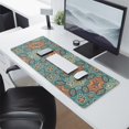 thumbnail image 2 of Intricate Mandala Design Mouse Pad: Cute, Small Size - Non-Slip, Waterproof with Stitched Edge - Ideal for Women & Office (31.5x11.8 Inch), 2 of 7