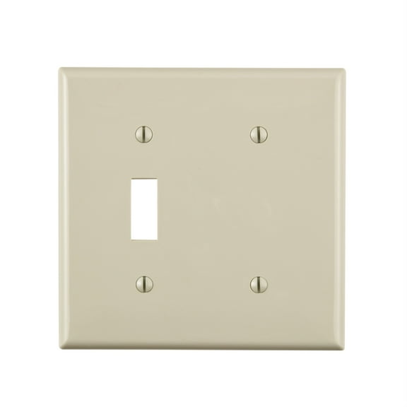 WALL PLATE ALMOND 2GANG (Pack of 1)