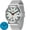 White (Stainless Steel), variant on Automatic Watches for Men, Luxury Self Winding Mechanical Dress Leather Watch with Date, Sapphire Crystal, Luminous, Stainless Steel, 50M Waterproof, Minimalist Mens Watches (White)