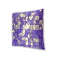 thumbnail image 3 of Purple Abstract Pattern 20x20in 2-Piece Cotton Fleece Throw Pillow Covers, Shrink Resistant, Hidden Zip, 3 of 6