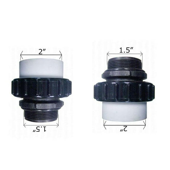 SuperPro 1.5 MIP x 2 in. Socket High Temp Self-Sealing Union
