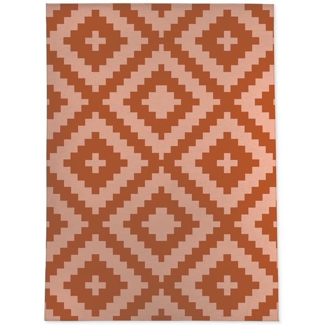 Kilim Target Coral Area Rug by Kavka Designs