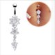 thumbnail image 2 of piercings colgantes de acero inoxidable para ombligo., 2 of 3