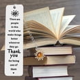 thumbnail image 1 of Boreal Craft Folding Craft Table with Storage Stainless Steel Bookmark With Meaningful Words For Self Family Friend Book Lover (with Pendant), 1 of 5