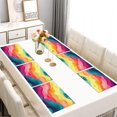 thumbnail image 2 of Colorful Tie Dye Wave Pattern Summer Placemats Table Placemats Set Of 6-Linen Kitchen Washable Placemats Table Mats 11.8"x17.7" Non-Slip Heat Resistant, 2 of 5