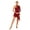 Burgundy, variant on Sywiyi Womens Lace Patchwork Lyrical Dance Costume Sheer Mesh Dance Leotard Dress Asymmetric Black S