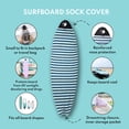 thumbnail image 4 of Funda tipo calcetín para tabla de surf PAMGEA Surf Squared 10'6 Longboard, 4 of 7