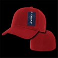 thumbnail image 1 of Decky 402-PL-CAR-24 Fitted Cap, Cardinal - 302, Size - 7.12, 1 of 1