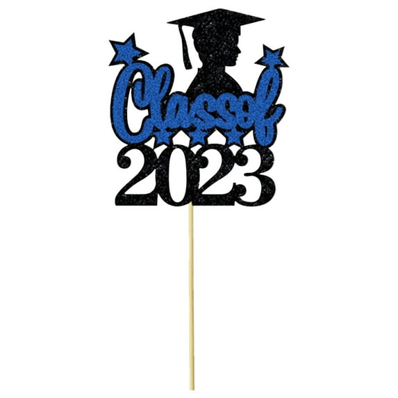 Kokovifyves Home Decor Clearance under $10 Graduation Party Cake Decoration Insert Season of Graduation Theme Party Decoration