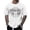White, variant on Men T Shirts for Outdoor Casual Wear Relaxed Fit Rock and Roll Graphic for Summer and Fall Tee Top