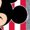 HEATHER GREY, variant on Disney - Mickey Flag - Women's Racerback Tank Top