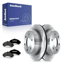 AutoShack 12.78" (324.5 mm) Rear Vented Brake Rotors   Premium Ceramic Brake Pads | Replacement for 2000-2001 GMC Yukon XL 1500 2000-2001 Chevrolet Suburban 1500 2003 GMC Sierra 1500 | 6-PC Brake Kit