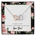 thumbnail image 2 of To My Girlfriend You Light Up My Life Inseparable Necklace, 2 of 7