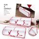thumbnail image 2 of Bolsa de almacenamiento, contenedor de almacenamiento, bolsa de almacenamiento con asa reforzada y cierre de cremallera, bolsa de almacenamiento plegable de gran capacidad, color blanco, 2 of 8