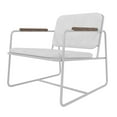 thumbnail image 5 of Whythe PU Leather Low Accent Chair 2.0 in Corten, 5 of 7