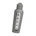 thumbnail image 1 of Botella de agua de vidrio, jarra de agua de gran capacidad, portátil con asa de transporte para beber Gris, 1 of 9