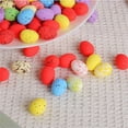 thumbnail image 4 of Zhourta 50PCS Easter Mini Eggs Decoration Home Decoration Party Supplies Small Color Toy Easter Eggs Hunt Game0.78×0.98Inch, 4 of 9
