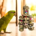 thumbnail image 3 of Pet Bird Wooden Climb Cockatiel Parakeet Budgie Parrot Table Desktop Wooden Toy, 3 of 9