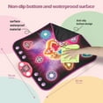 8 Buttons Light Up Dancing Mat 6 Game Modes with Bluetooth & Builtin 9
