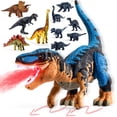 thumbnail image 2 of Juguete de dinosaurio BlMukce Large Tyrannosaurus Rex con más de 10 dinosaurios, 2 of 8