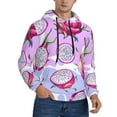 thumbnail image 2 of Sikiie Dragon Fruit Men's Hoodie, Essentials Hoodie, Sweatshirt, Pullover Hooded Sweatshirt for Men-3X-Large, 2 of 7