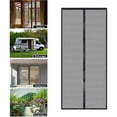 thumbnail image 5 of Magnetic Screen Door, Durable Fiberglass Material, Automatic Close with Strong Magnets, Easy Installation, Super-Duty Hook & Loop, Hands Free Entry for Pets and Kids, Black, 5 of 5