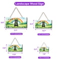 thumbnail image 5 of Happy St. Patrick’s Day French Bulldog with Green Hat Shamrocks Rainbow Landscape Wood Sign Dog Lover Gifts Hanging Wall Home Decor - 03007, 5 of 5